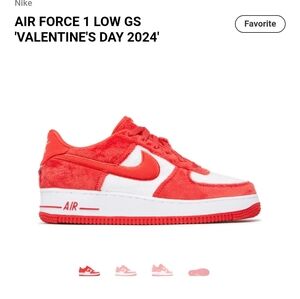 Nike Air Force 1 Low GS 'Valentine's Day'